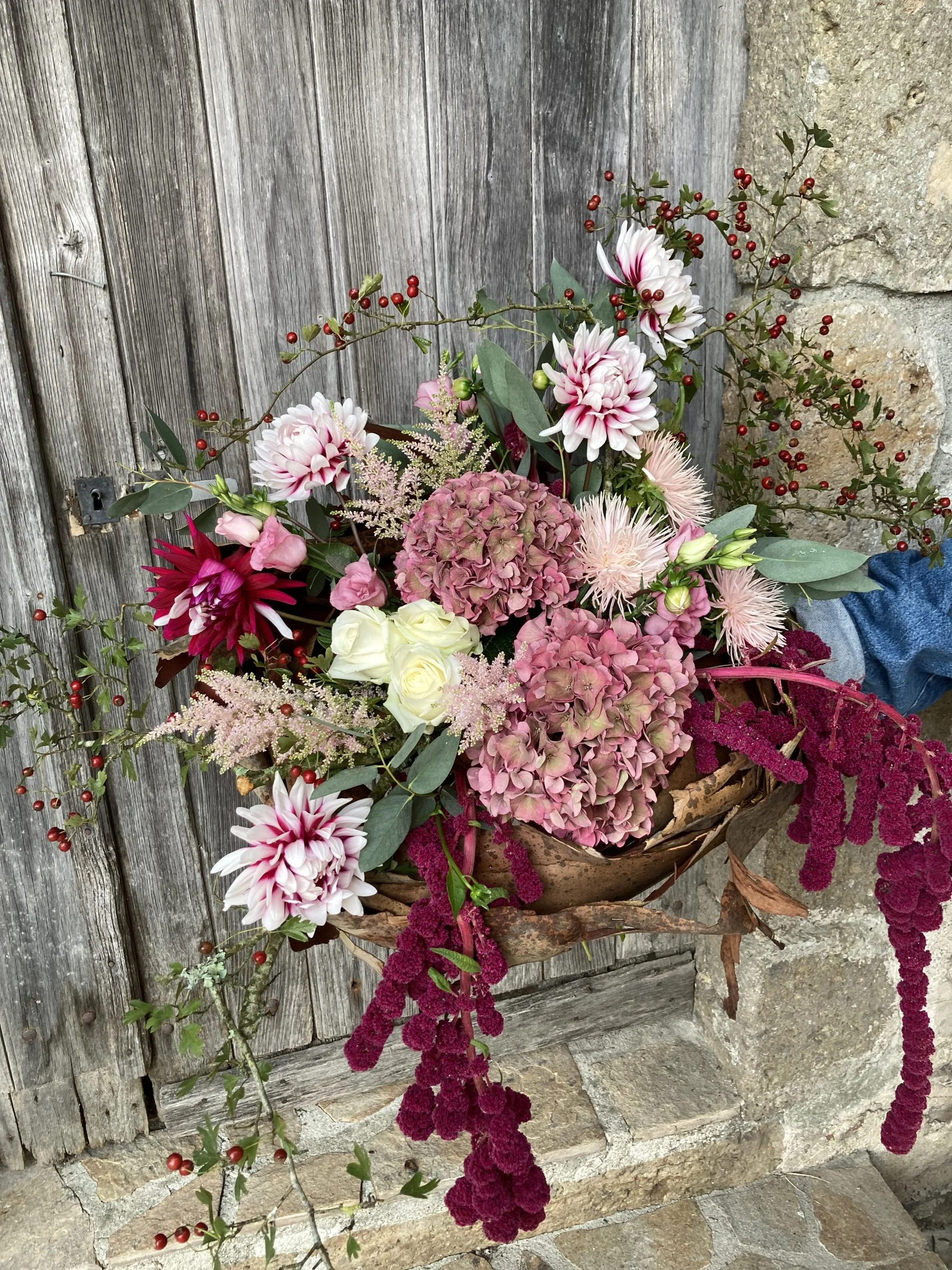 Le Bouquet Structure, par Symbiose Artisans fleuriste, fleuriste à Rochechouart