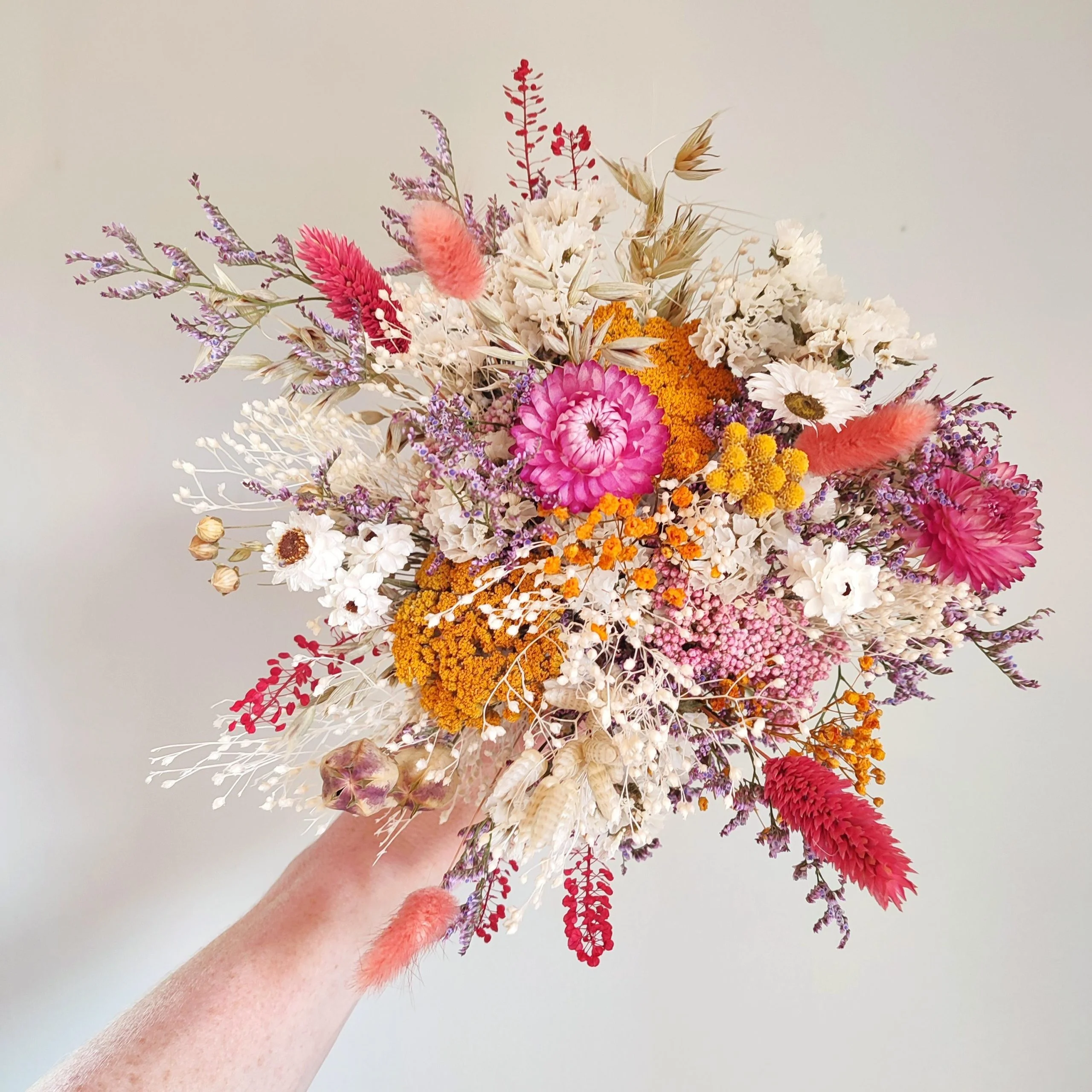 Bouquet de Fleurs Séchées, par Lolotte au Jardin, fleuriste à Sourcieux-les-Mines
