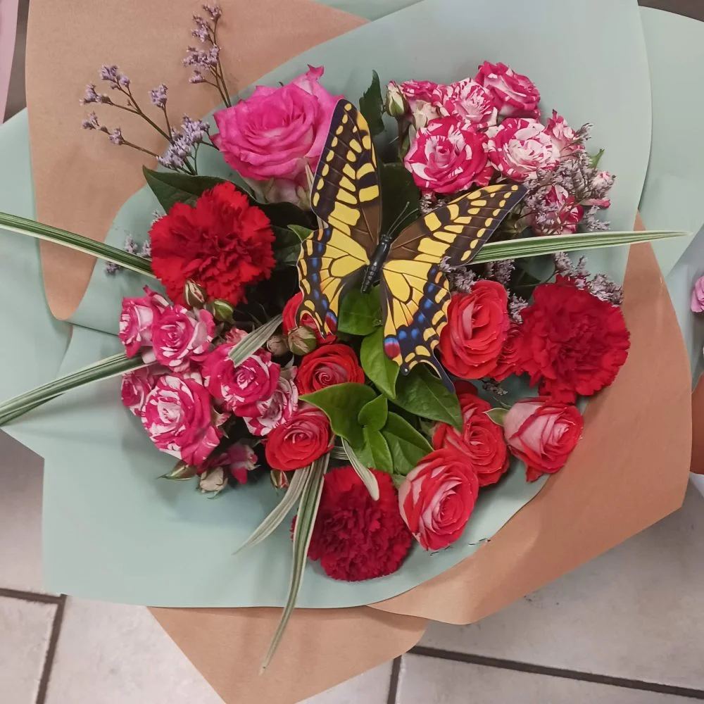BOUQUET RENOUVEAU, par Ti Fleur Lakour, fleuriste à Saint-Joseph