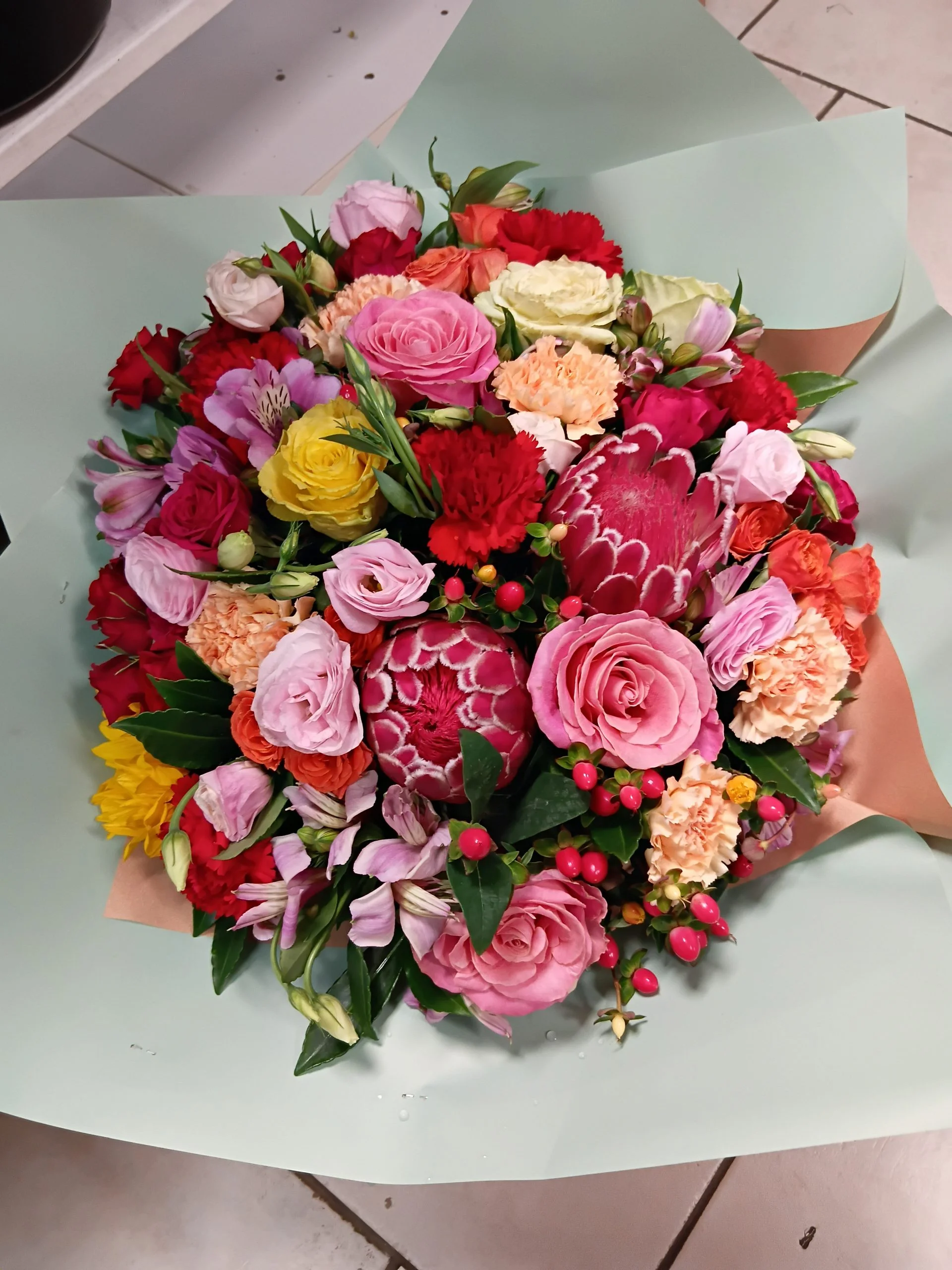 BIG Bouquet de l&rsquo;Artisan, par Ti Fleur Lakour, fleuriste à Saint-Joseph