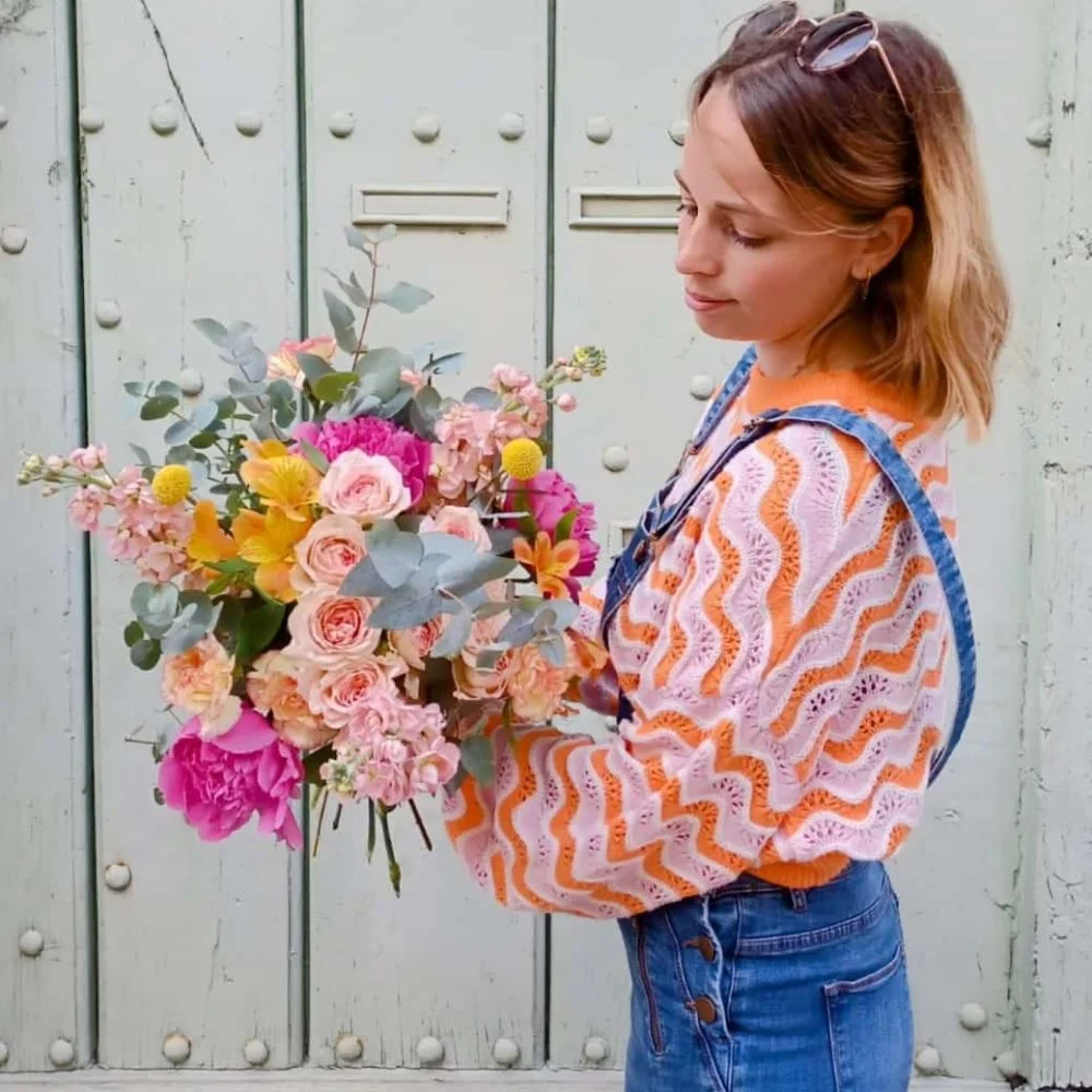 Bouquet tutti fruti, par Atelier Armelle Alleton, fleuriste à Le Mans