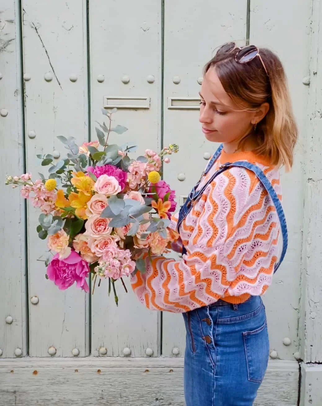 Bouquet tutti fruti, par Atelier Armelle Alleton, fleuriste à Le Mans