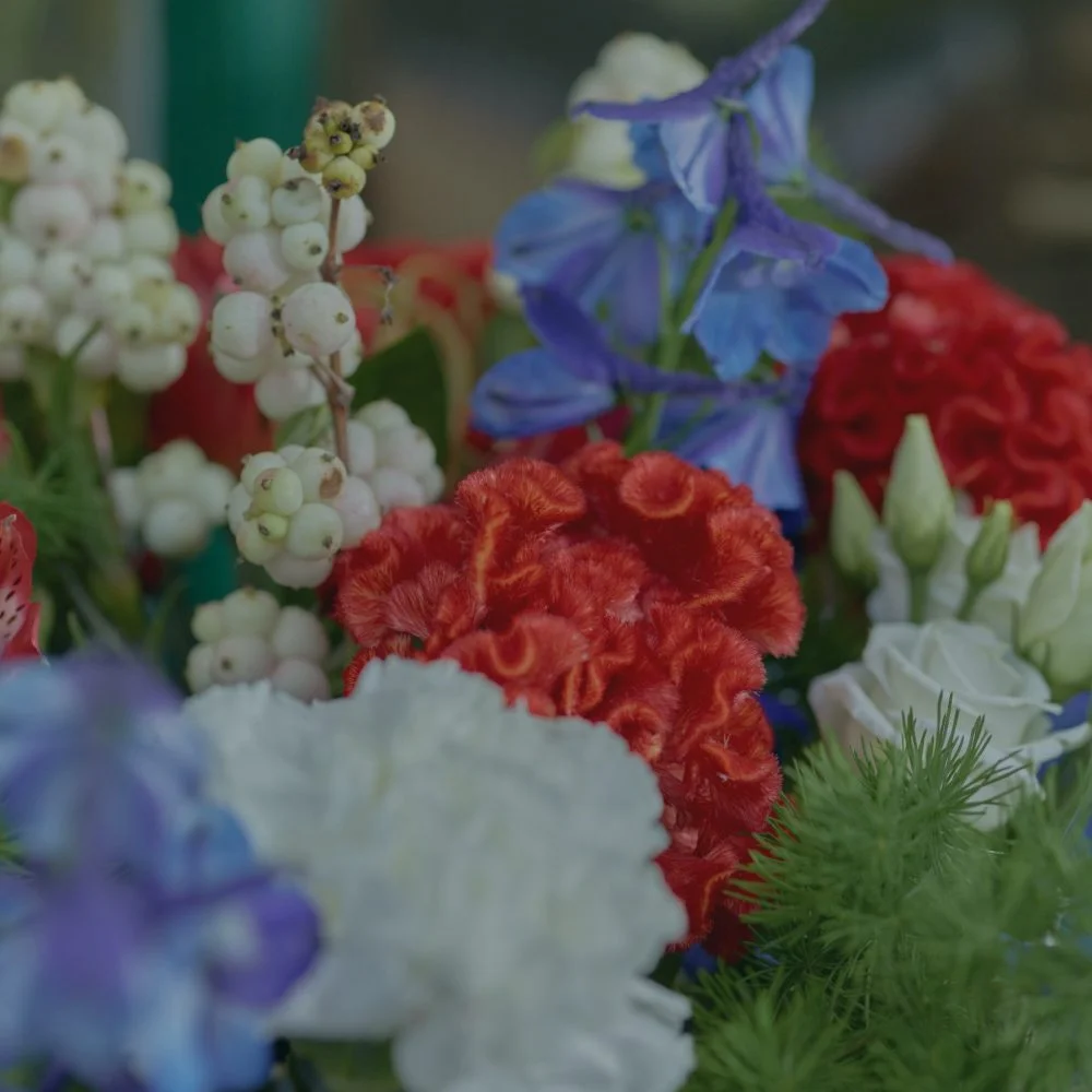 Bouquet 14 Juillet, par L’arbre bleu, fleuriste à Paris