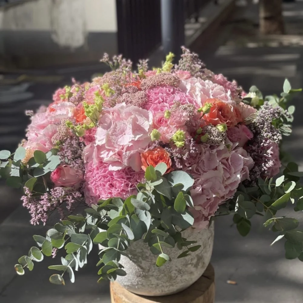 Bouquet Bonne Fête, par Mademoiselle Pivoine, fleuriste à Paris