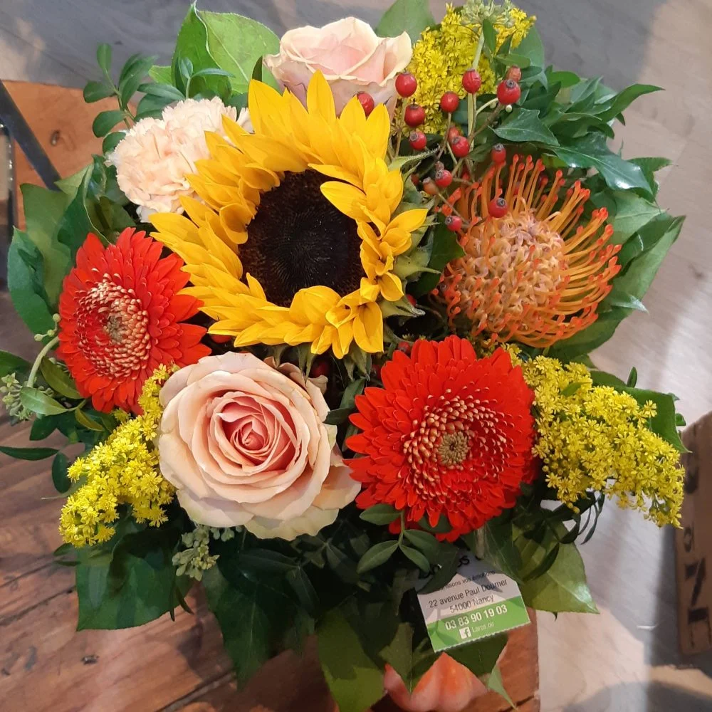Douce récolte, par La Ros'oir, fleuriste à Nancy