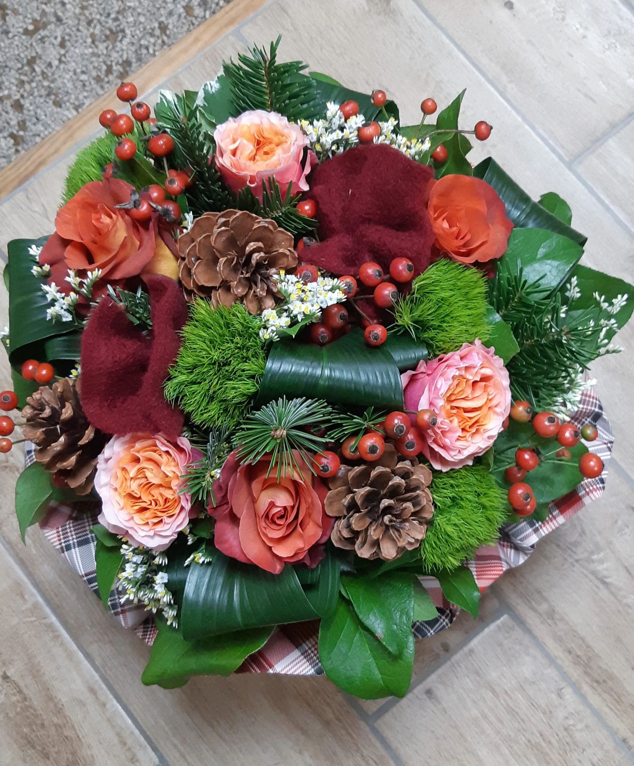 Hiver Chaleureux, par La Ros'oir, fleuriste à Nancy