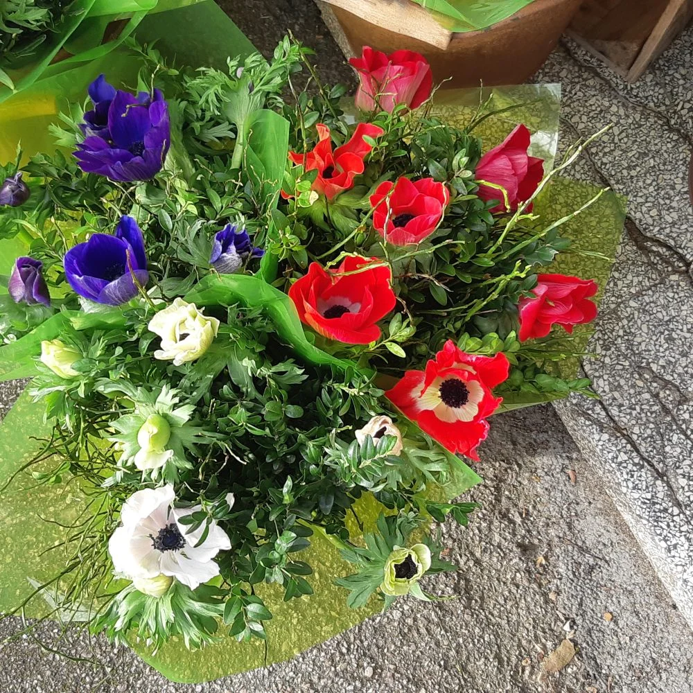 C'est de saison: LES ANEMONES!, par La Ros'oir, fleuriste à Nancy