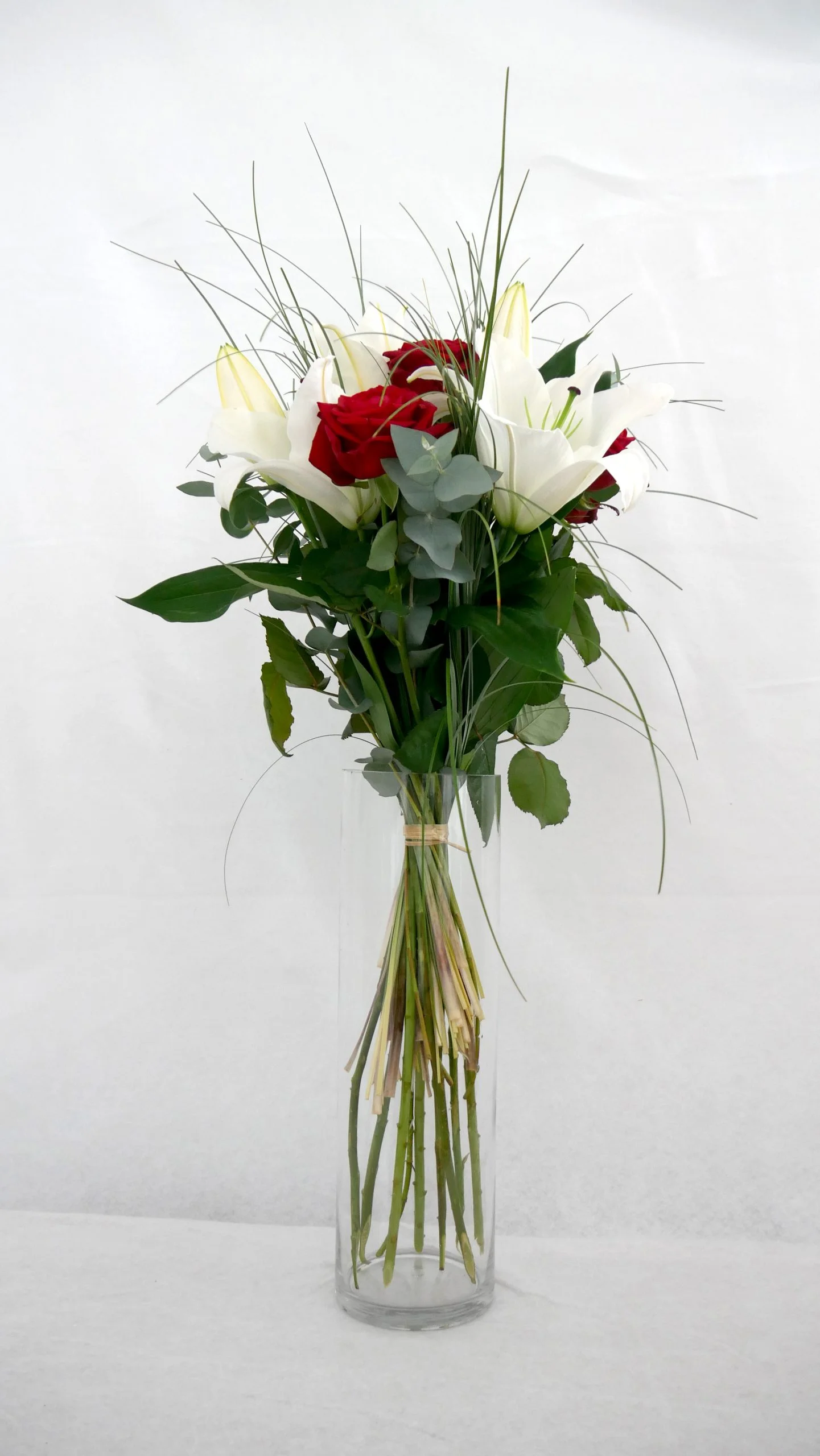 Bouquet longue tiges du fleuriste, par La Fontaine Aux Fleurs Rillieux, fleuriste à Rillieux-la-Pape