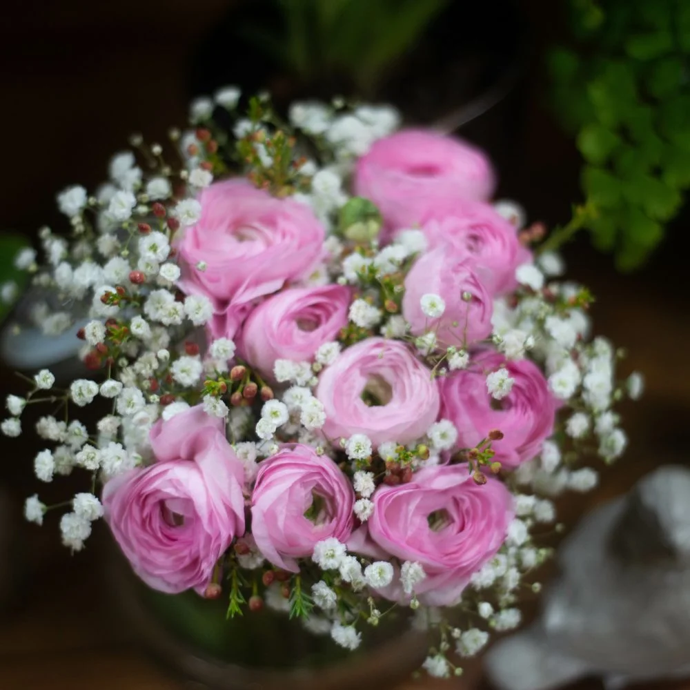 C'est de saison: les Renoncules, par La Ros'oir, fleuriste à Nancy