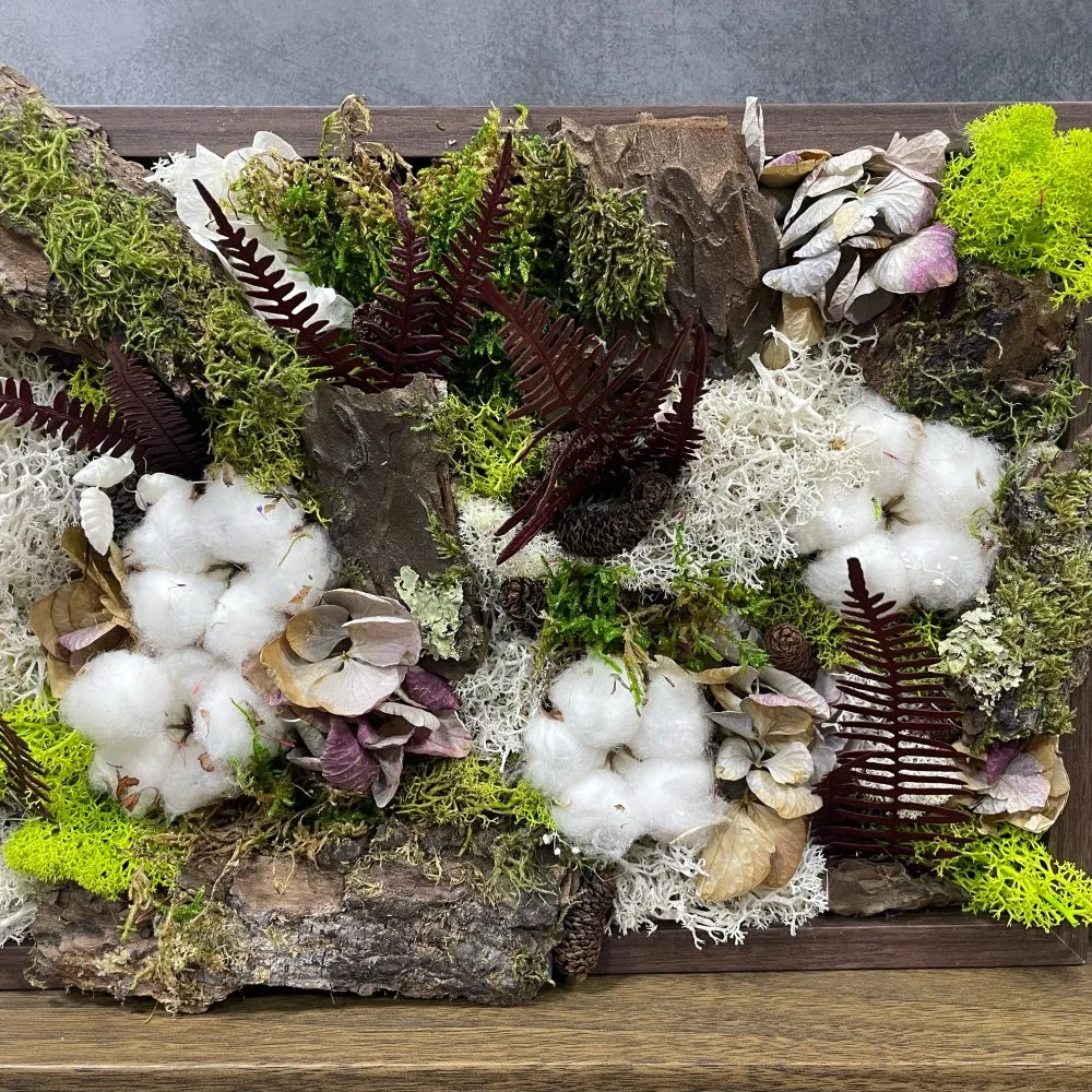 cabre végétaux stabilisée, par Eglantine et Pivoine, fleuriste à Davézieux