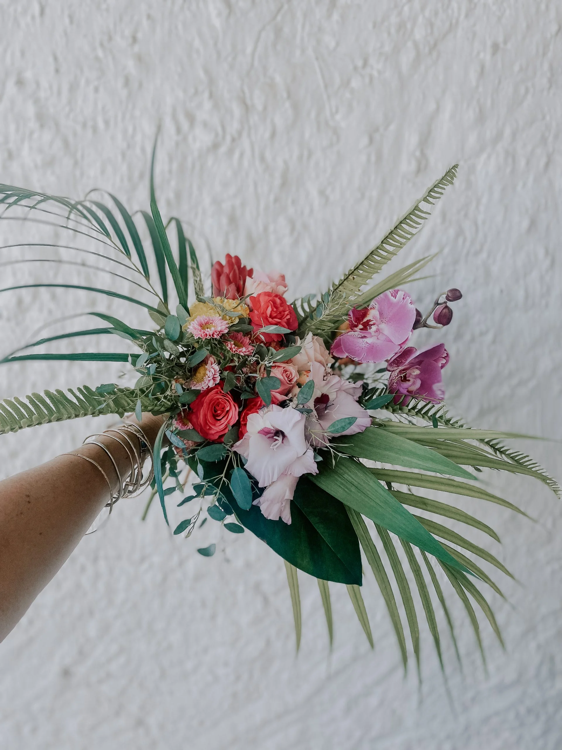 Bouquet Exotique, par Eden Bird, fleuriste à Saint-Pierre
