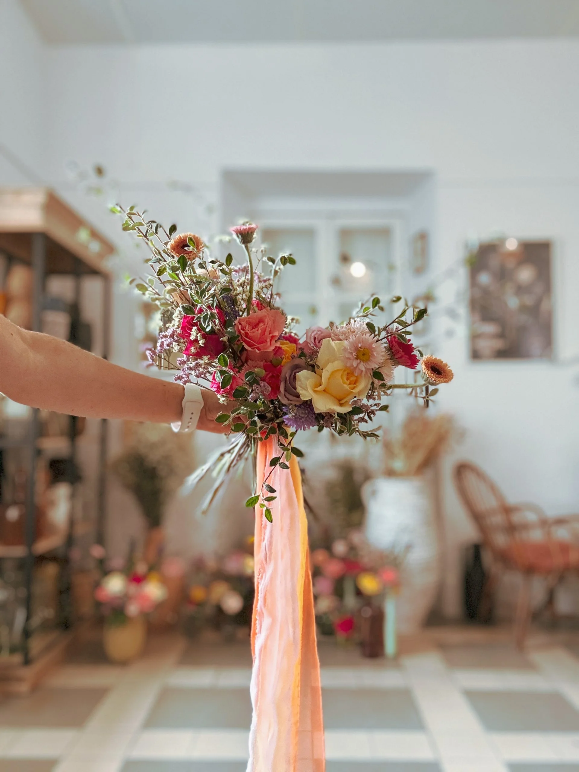 Bouquet signature Eden Bird, par Eden Bird, fleuriste à Saint-Pierre