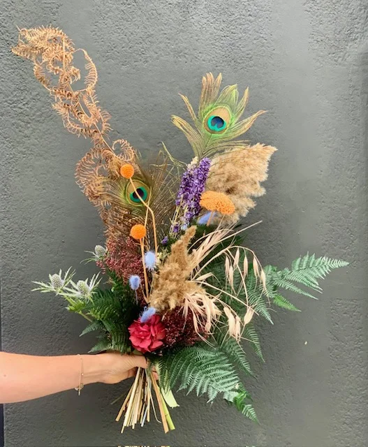 Bouquet de Fleurs Séchées, par Rosa Artisan Fleuriste, fleuriste à Rennes