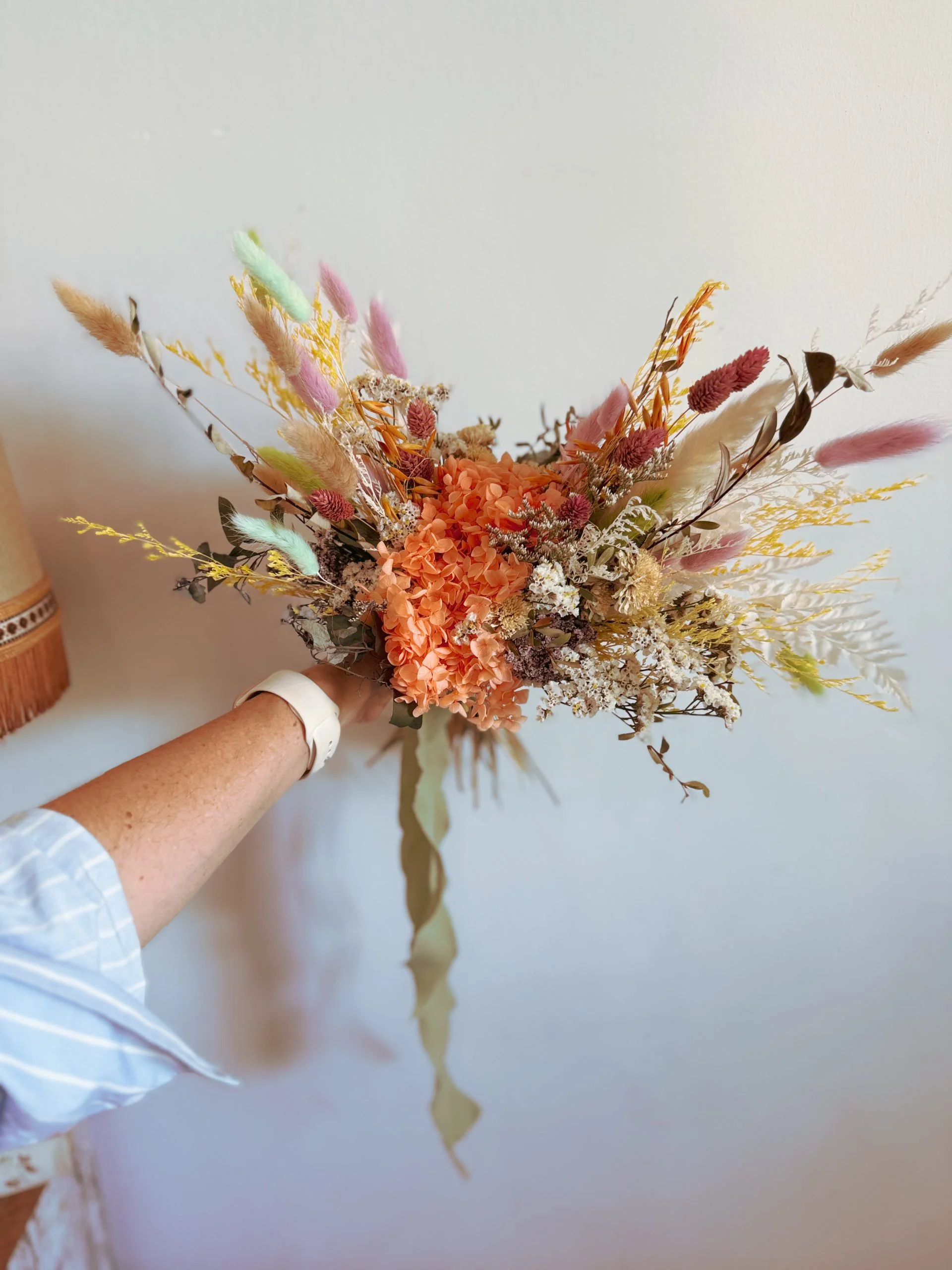 Bouquet de Fleurs Séchées, par Eden Bird, fleuriste à Saint-Pierre