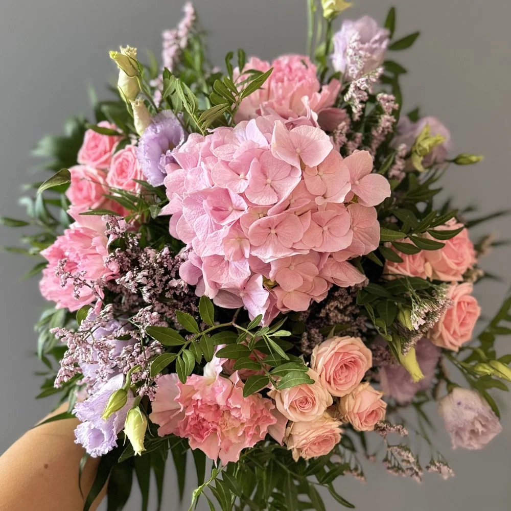 Bouquet Hortensia, par Les fleurs de Célony, fleuriste à Aix-en-Provence