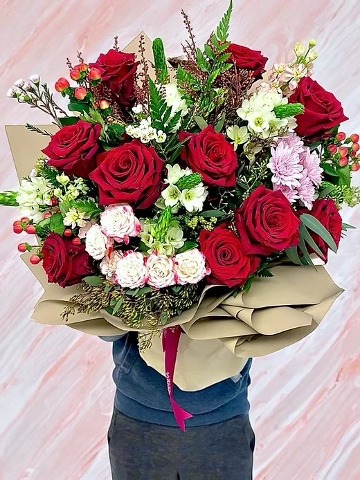 Bouquet Nouvel An, par Les fleurs de Célony, fleuriste à Aix-en-Provence