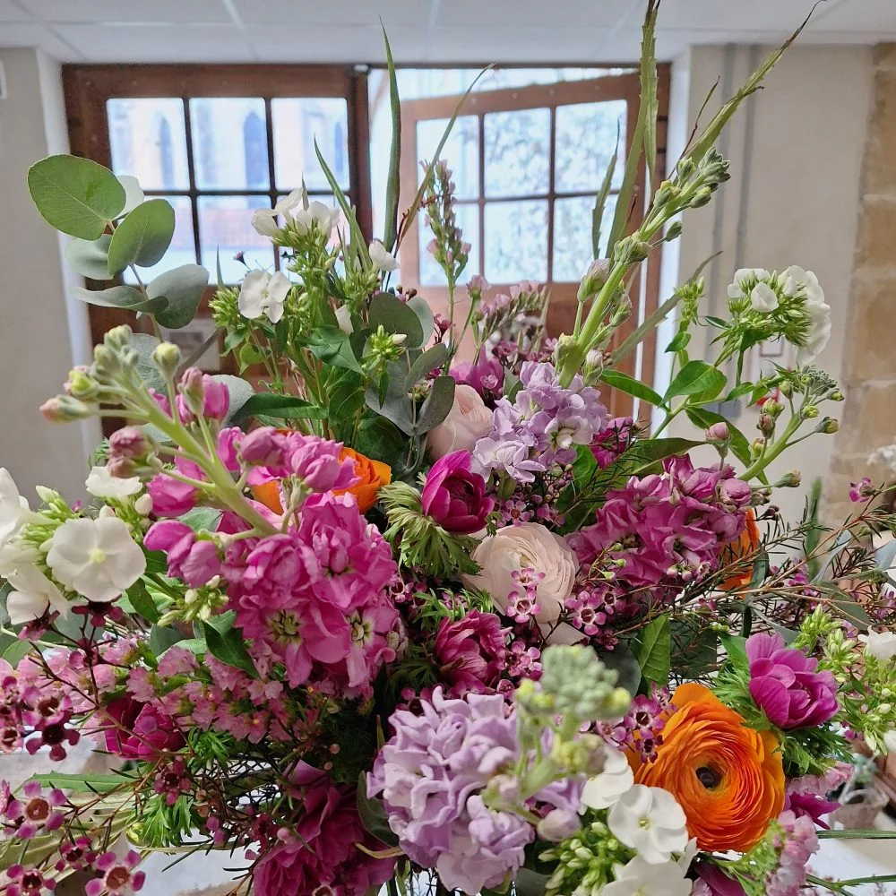 Bouquet de l'Artisan, par Atelier Pétales Sauvages, fleuriste à Agey