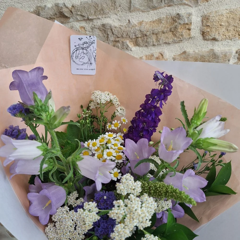Bouquet Été, par Atelier Pétales Sauvages, fleuriste à Agey