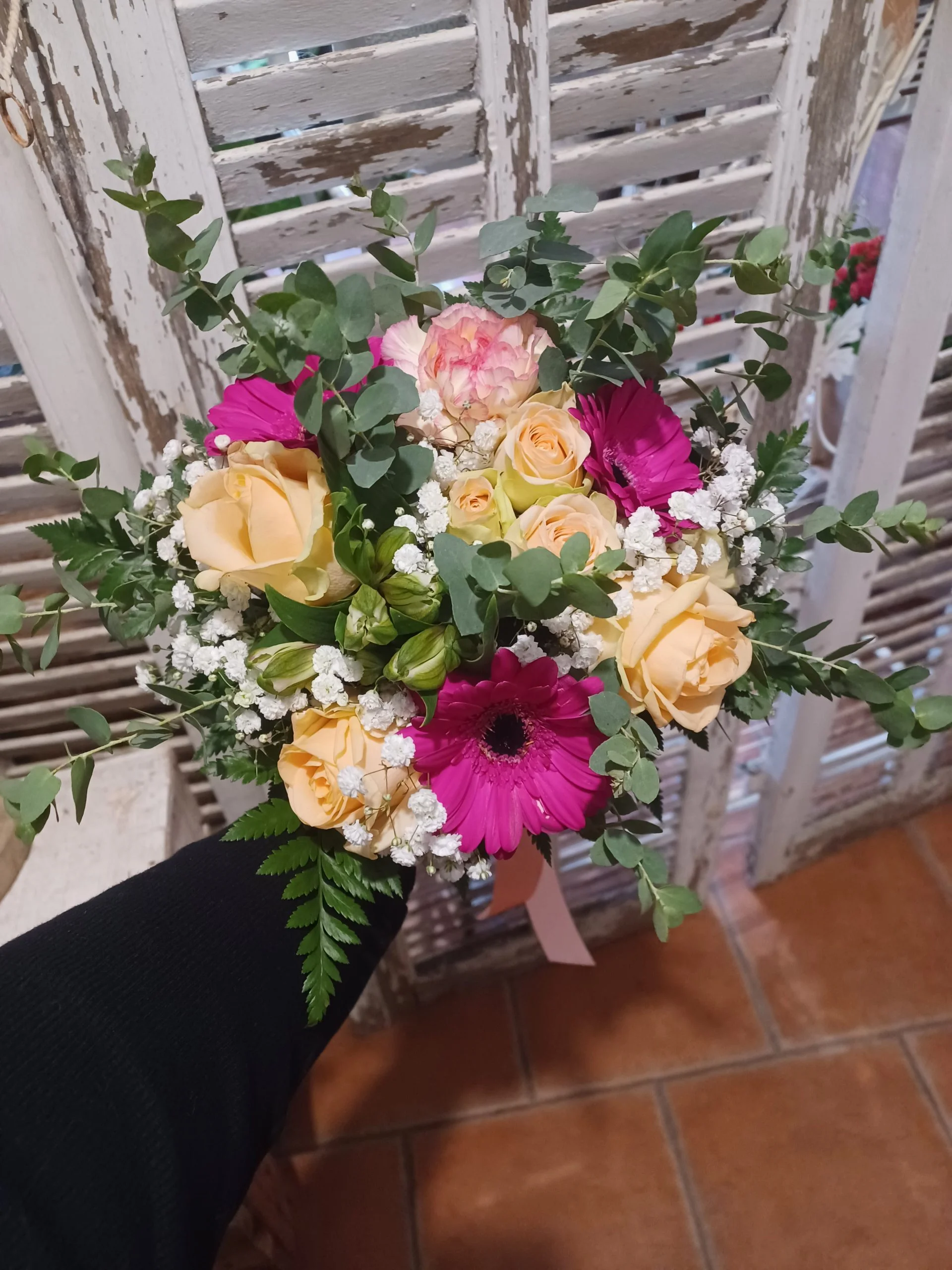 Bouquet Naissance, par CREA-THYM'FLORE, fleuriste à Châteauneuf-en-Thymerais