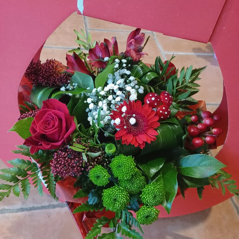 Bouquet Félicitations, par CREA-THYM'FLORE, fleuriste à Châteauneuf-en-Thymerais