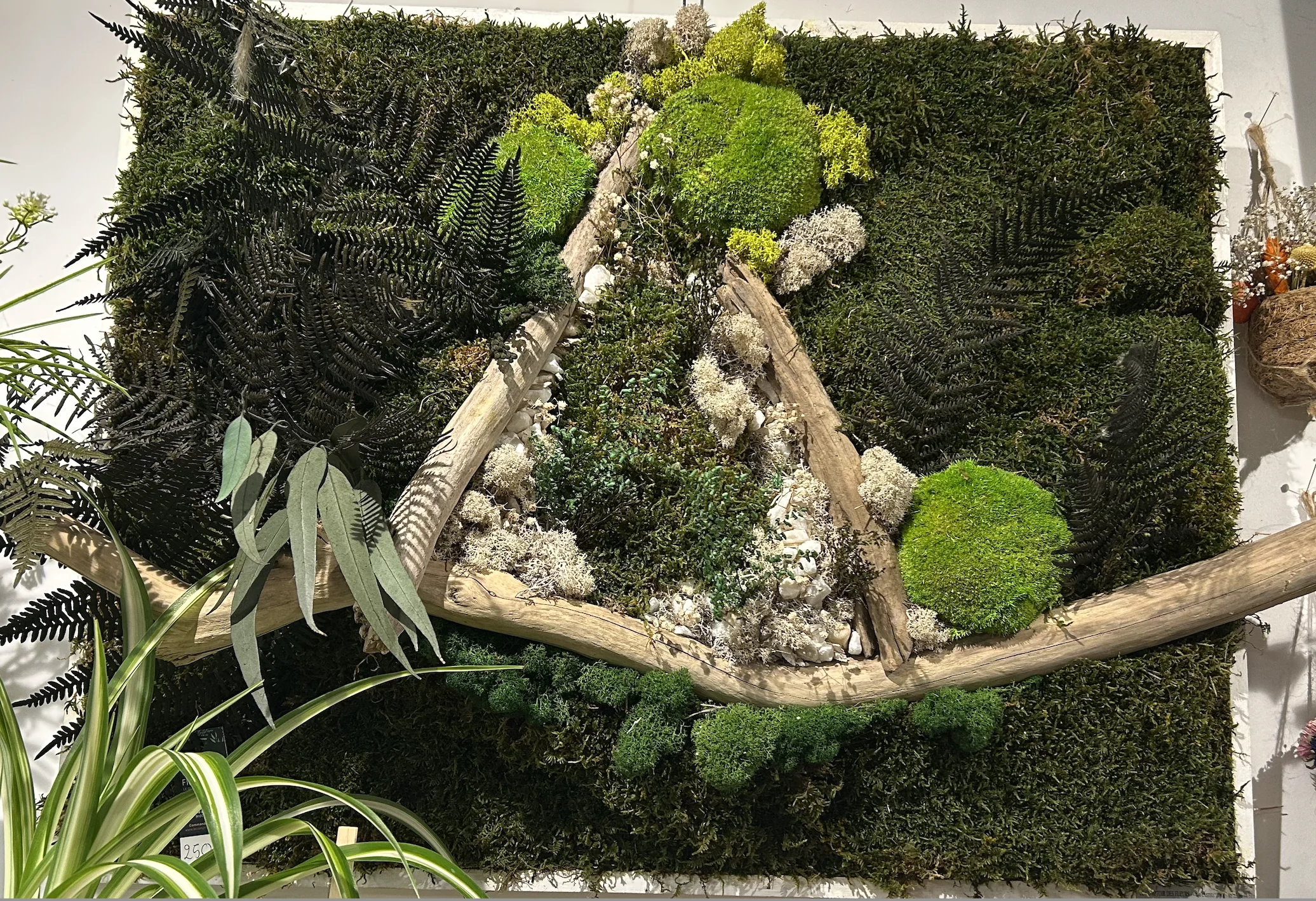 Tableau Stabilisé (végétaux éternels), par Le Comptoir des Fleurs, fleuriste à Castelculier