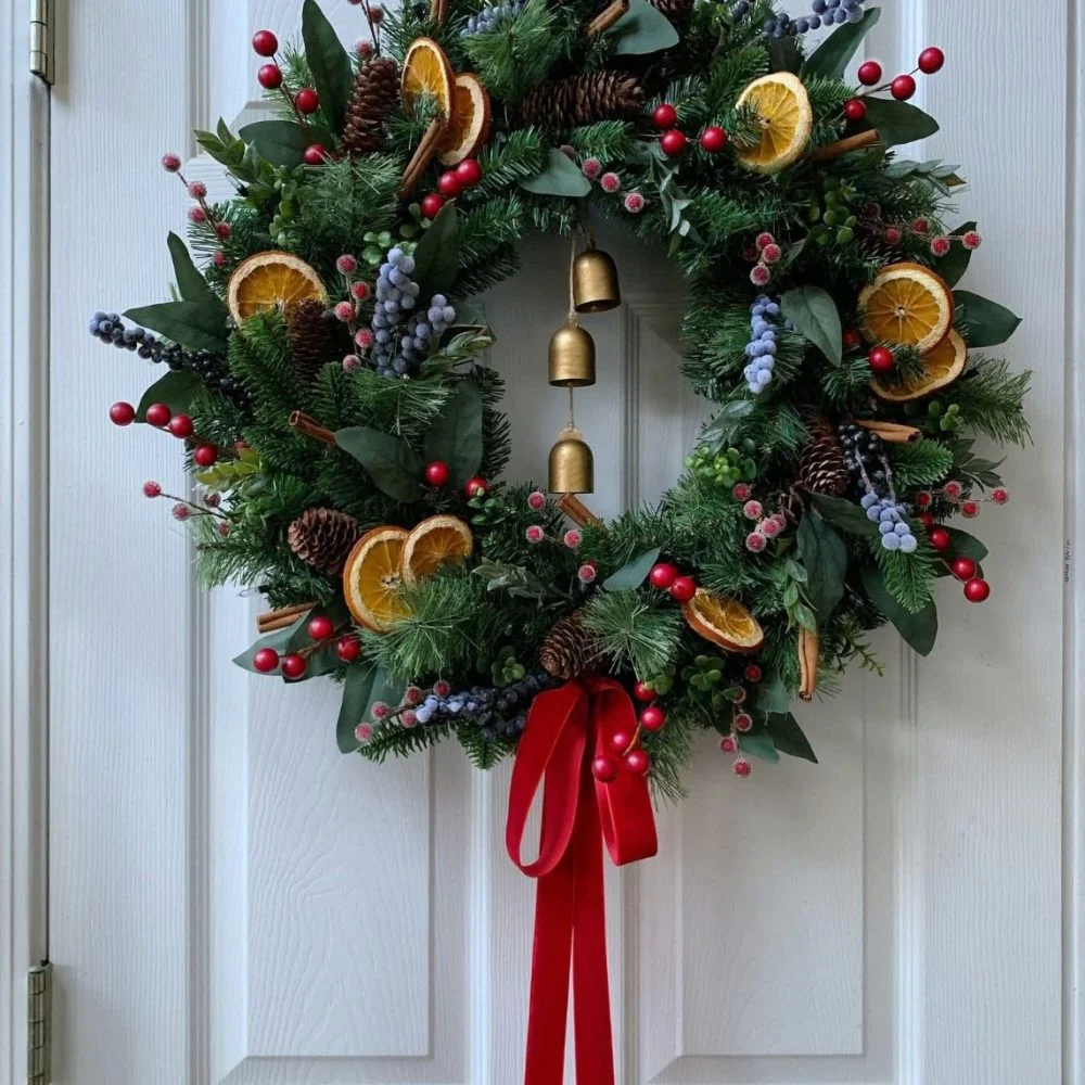 Couronne M Tradition, par O'kiosque Lyon, fleuriste à Lyon