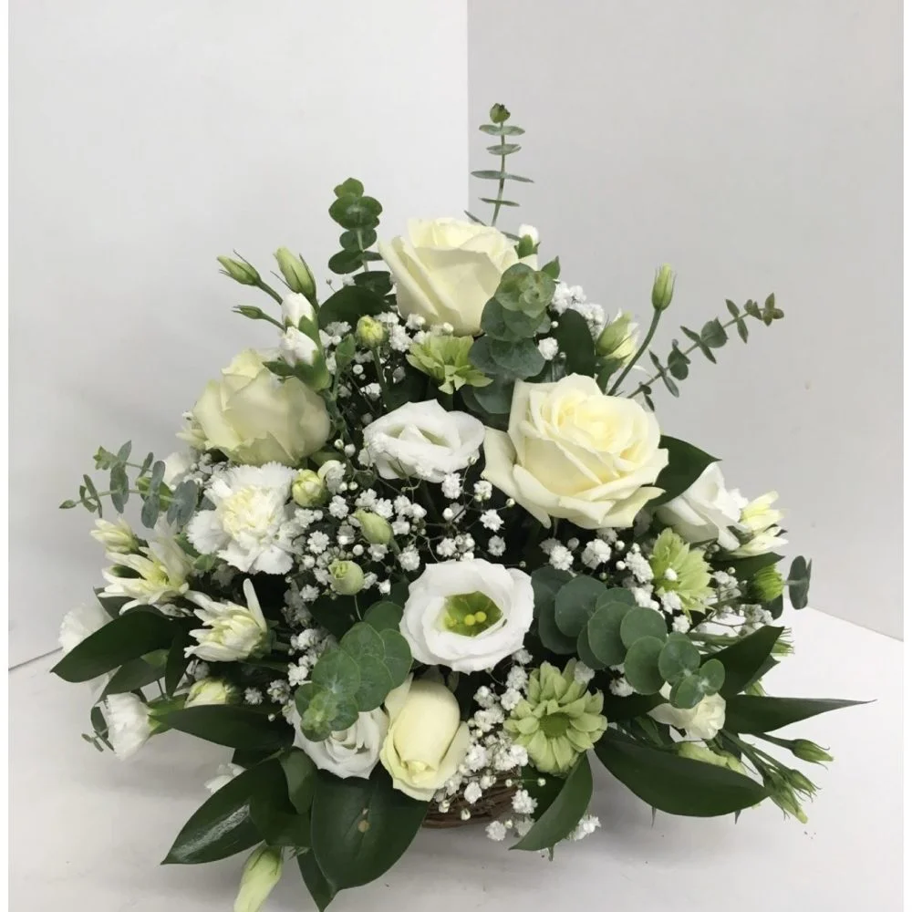 Couronne deuil - petit, par Les fleurs de Célony, fleuriste à Aix-en-Provence