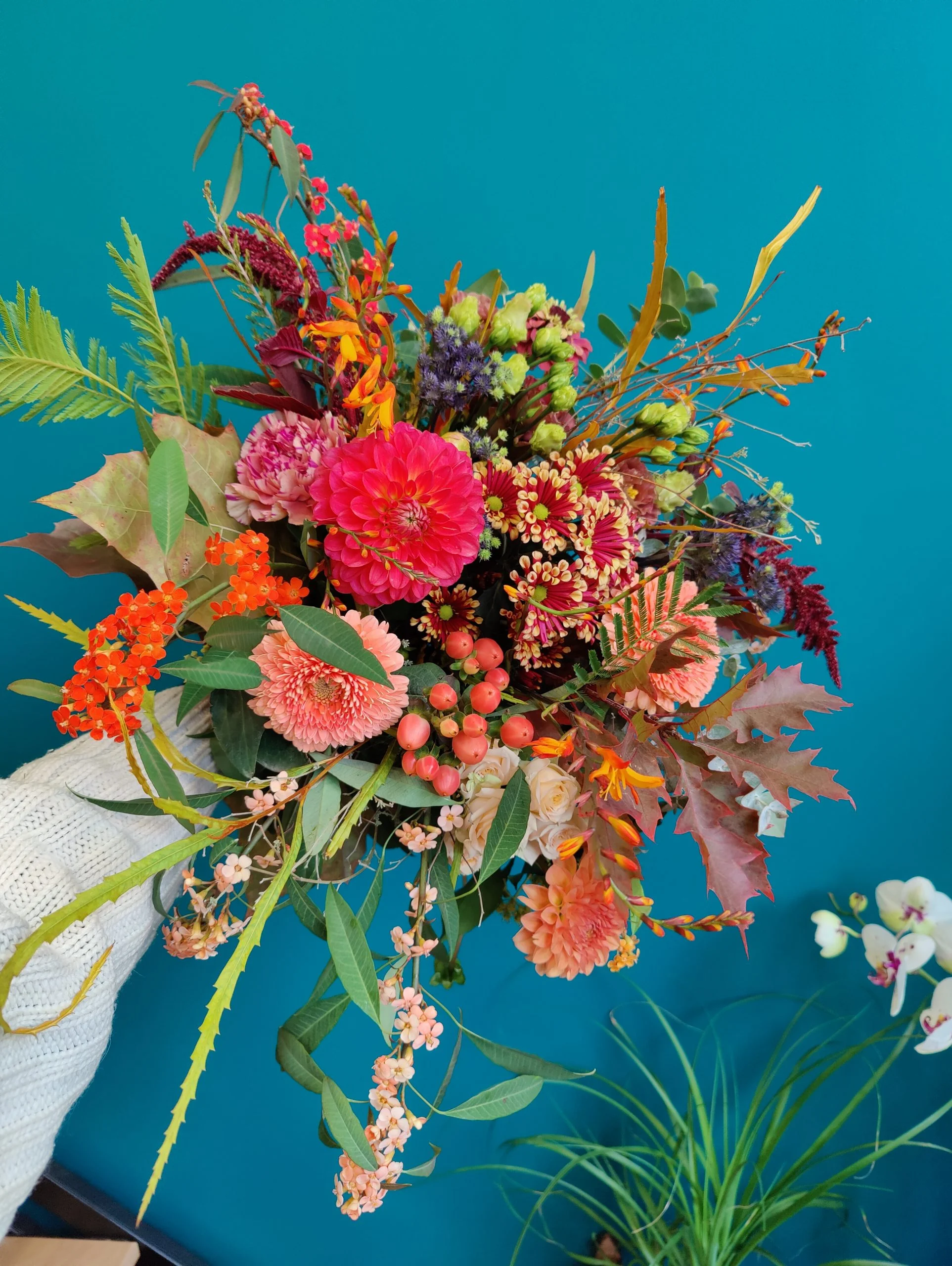 Bouquet Automne, par La Nature vous M, fleuriste à Toulouse