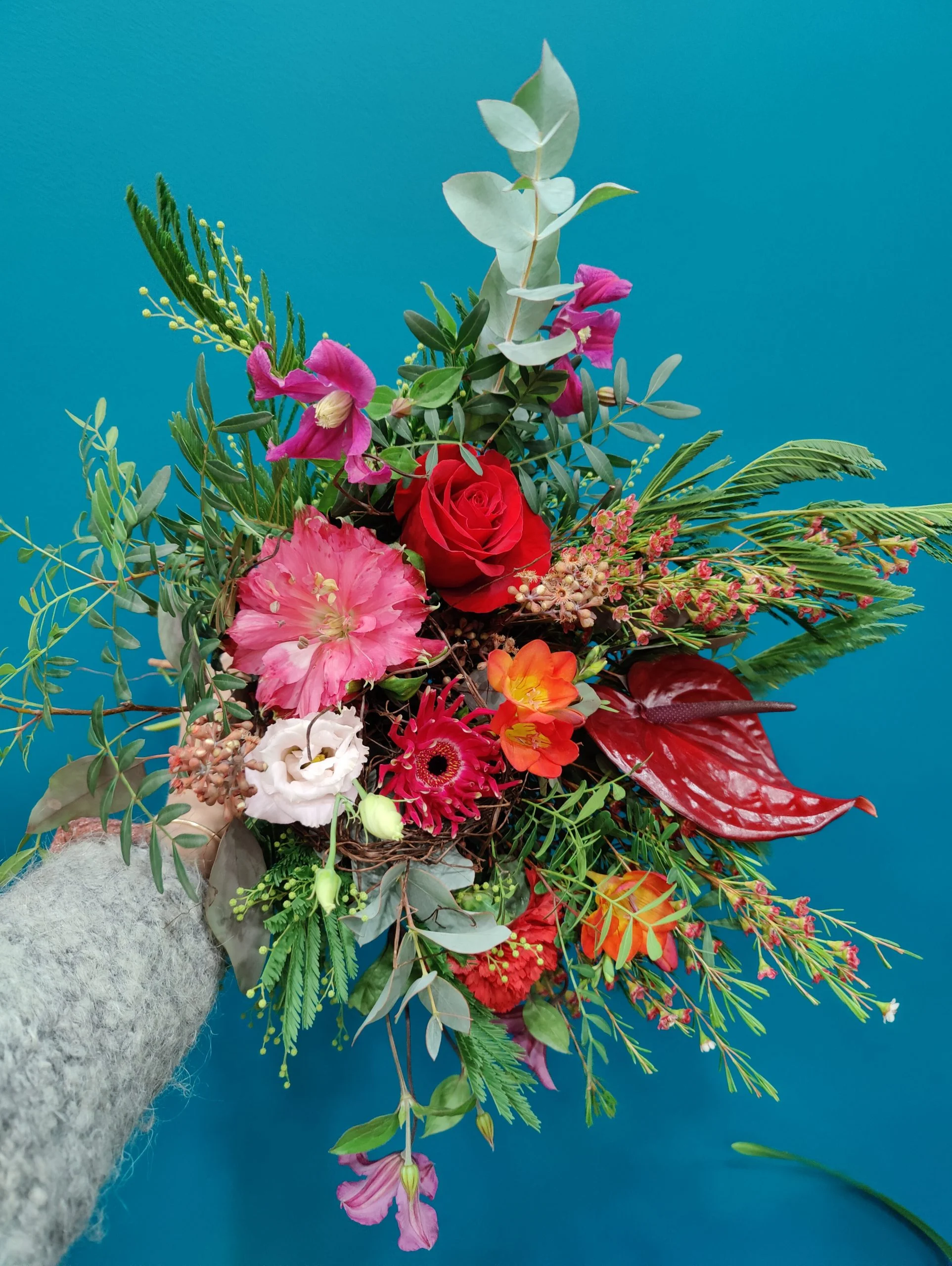 Bouquet Amour, par La Nature vous M, fleuriste à Toulouse