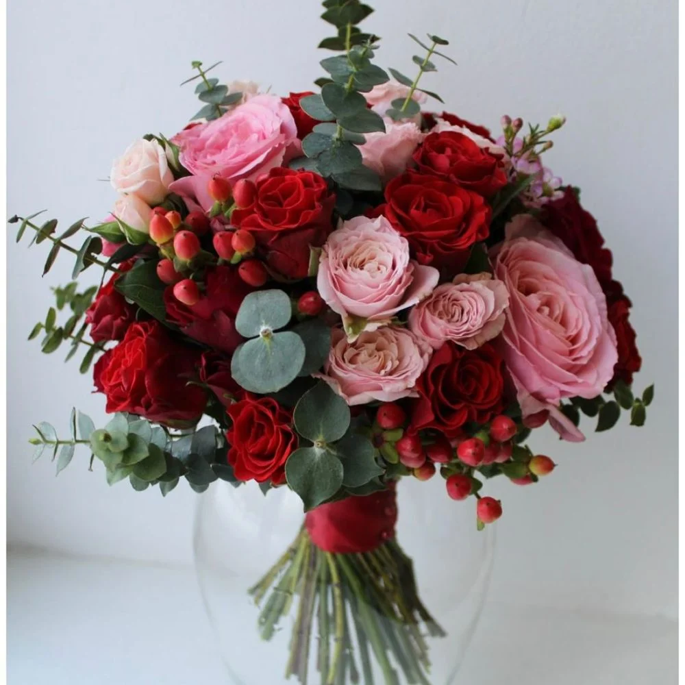 Bouquet Saint-Valentin, par Les fleurs de Célony, fleuriste à Aix-en-Provence