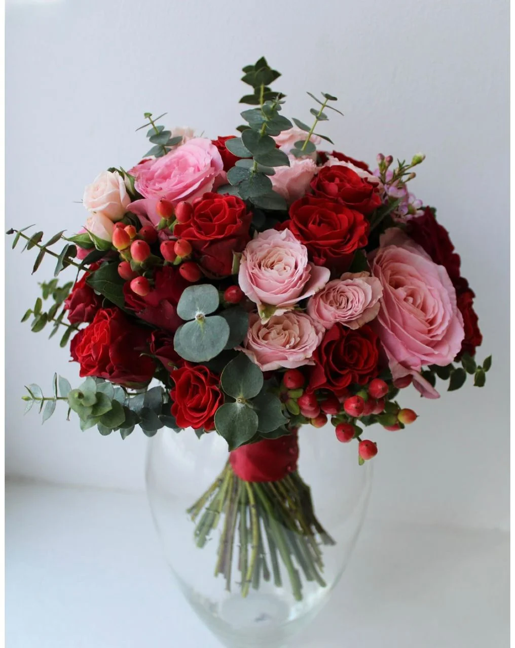 Bouquet Saint-Valentin, par Les fleurs de Célony, fleuriste à Aix-en-Provence