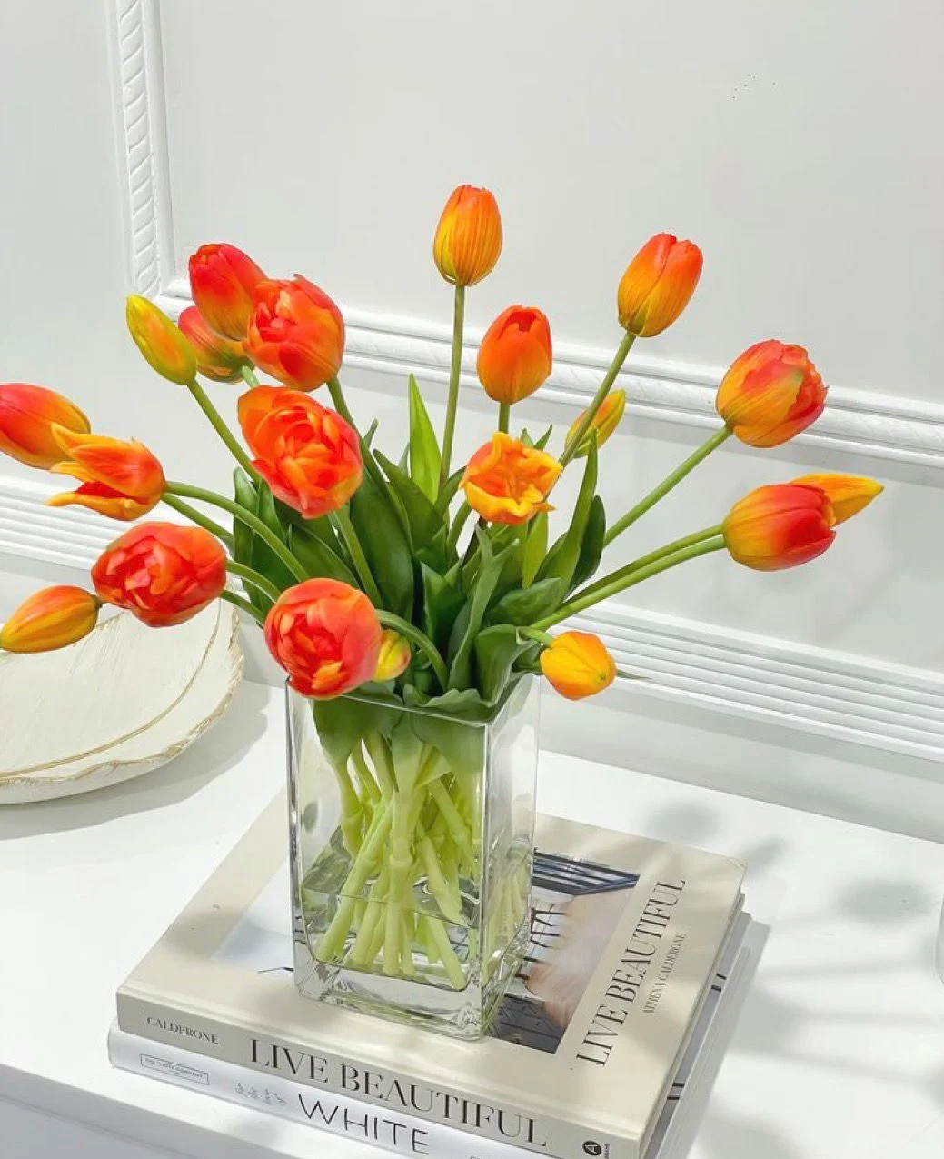 Bouquet de tulips orange, par Les fleurs de Célony, fleuriste à Aix-en-Provence