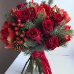 Bouquet Amaryllis, par Les fleurs de Célony, fleuriste à Aix-en-Provence