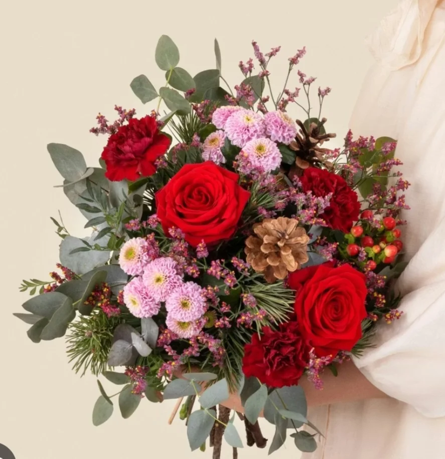 Au coin du feu, par Au Coin du Bonheur, fleuriste à Mesnil-Roc'h