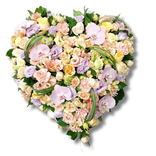 Coeur plein « Eternel Amour », par Fleurs et Pétales, fleuriste à Bordeaux