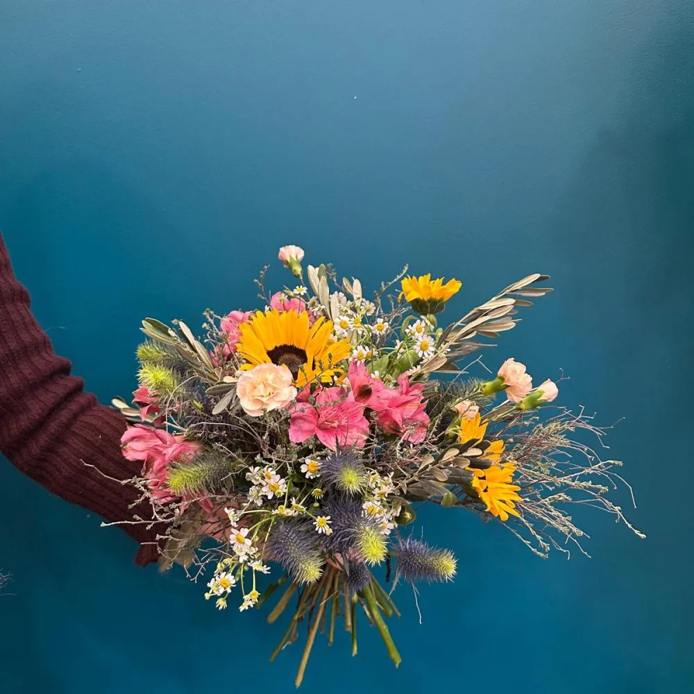Bouquet Champêtre, par La Nature vous M, fleuriste à Toulouse