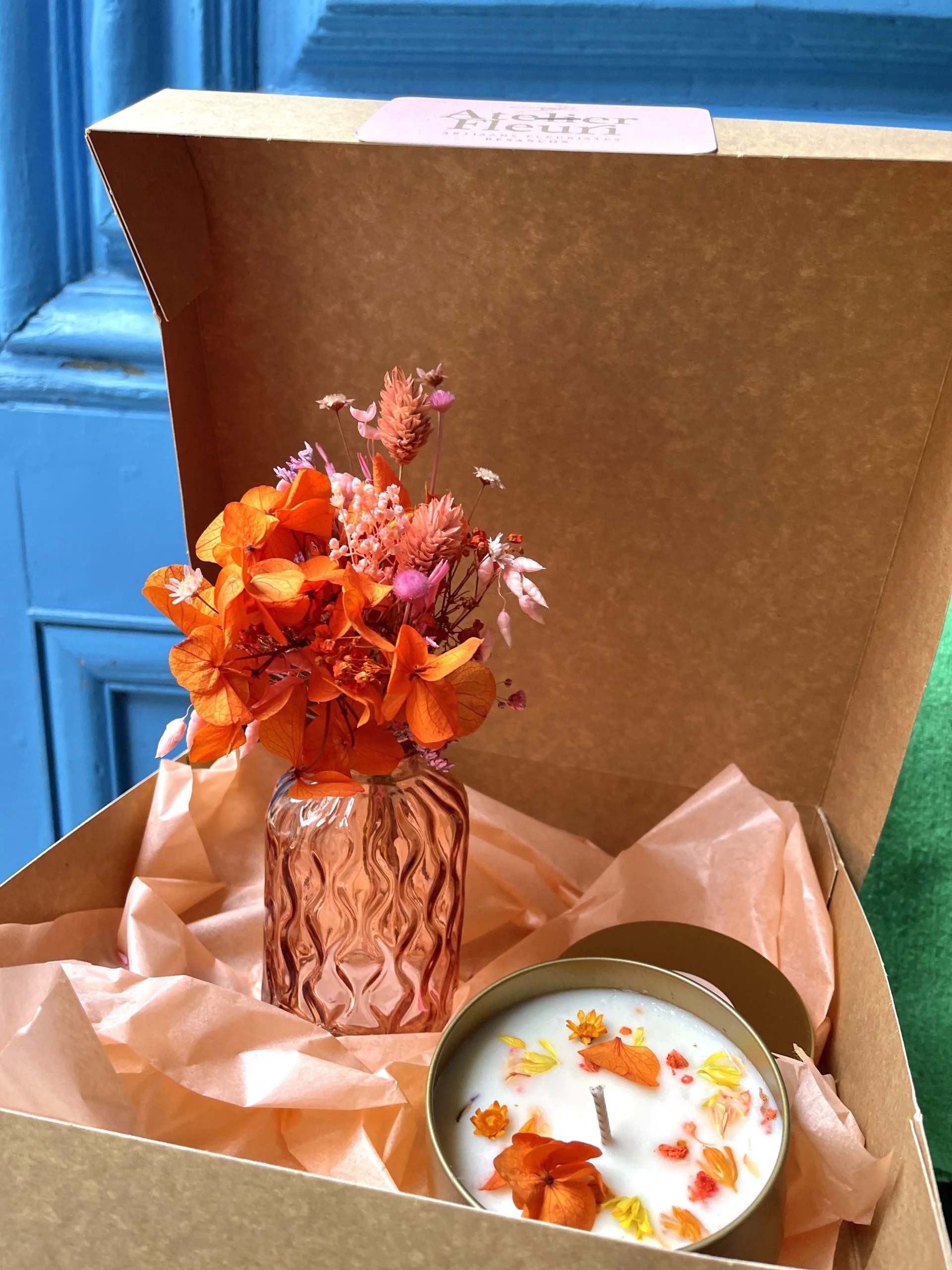 Boite cadeaux, par Atelier fleuri, fleuriste à Besançon