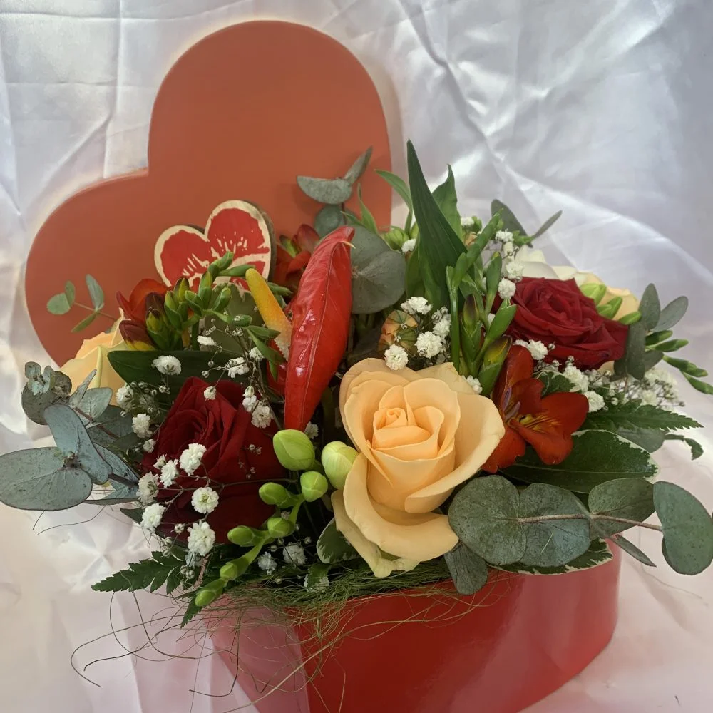 je t'aime!, par Au Dipladenia, fleuriste à Lille