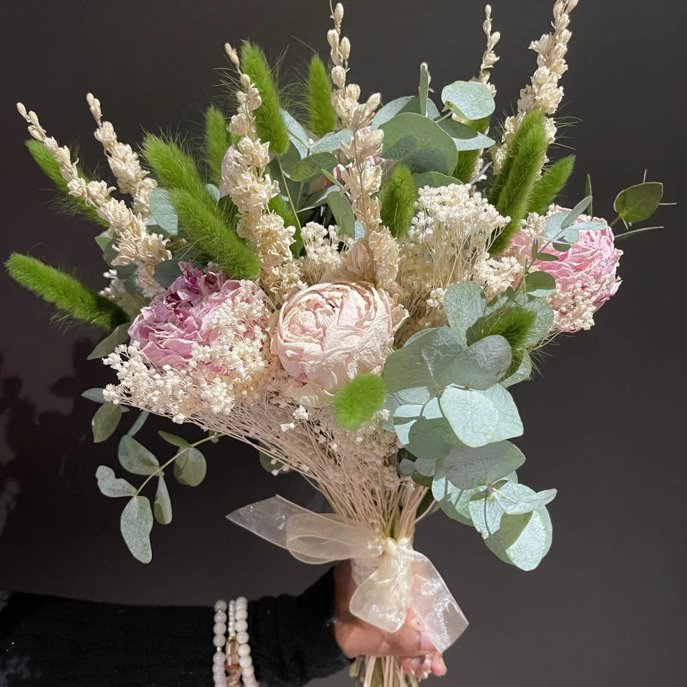 Bouquet Mariage, par Marguerite et compagnie, fleuriste à Cusset