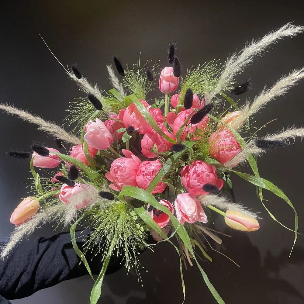 Bouquet de Pivoines, par Marguerite et compagnie, fleuriste à Cusset