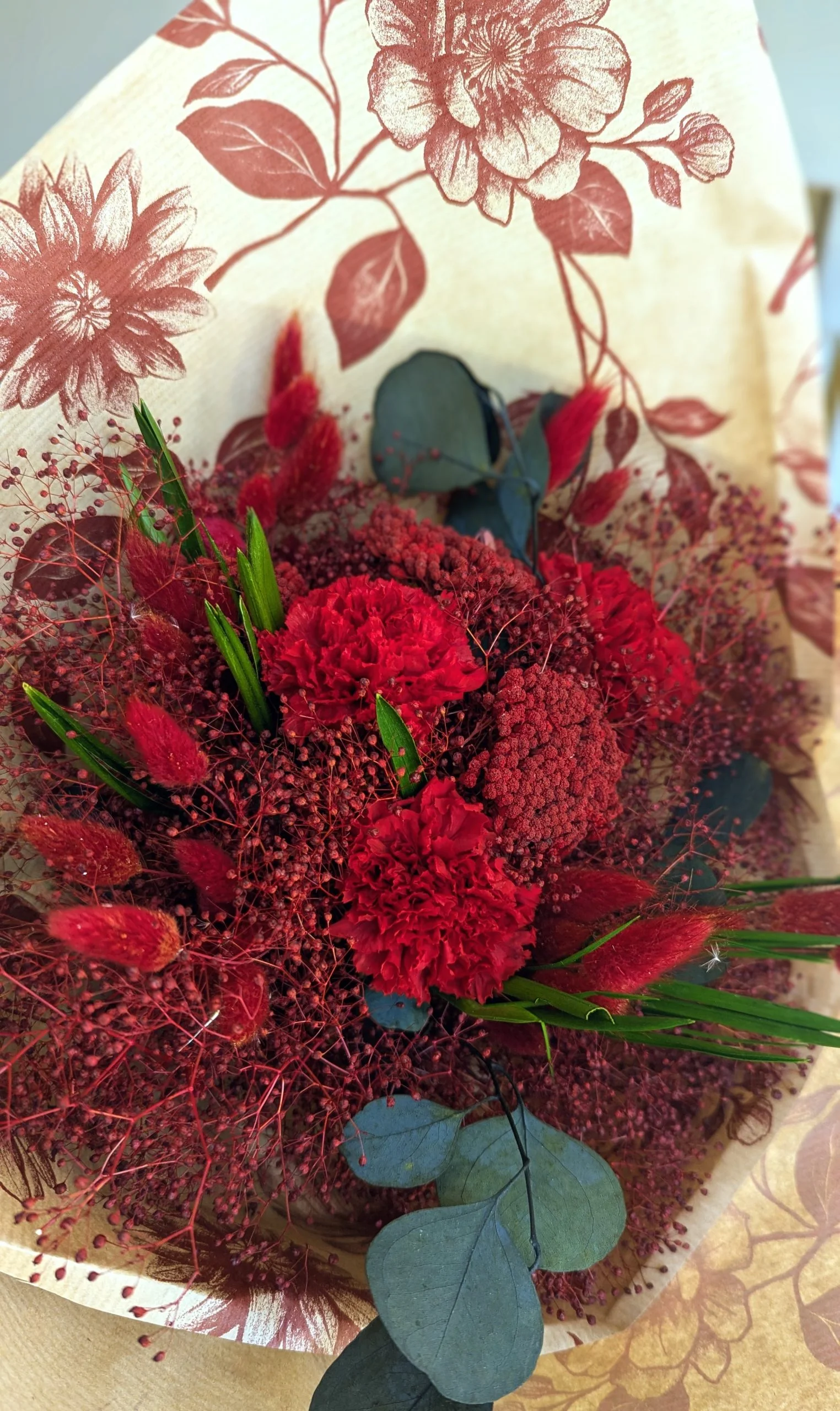 Bouquet Noël, par Les Ambiances de Yami, fleuriste à Cambernard