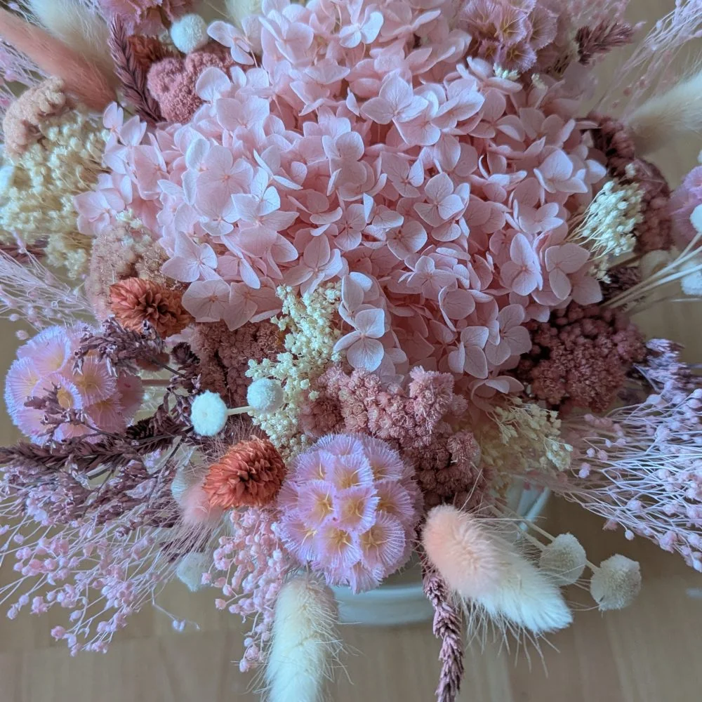 Bouquet de Fleurs Séchées, par Les Ambiances de Yami, fleuriste à Cambernard