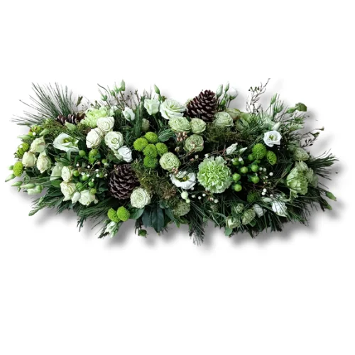 Raquette « Pinède », par Fleurs et Pétales, fleuriste à Bordeaux