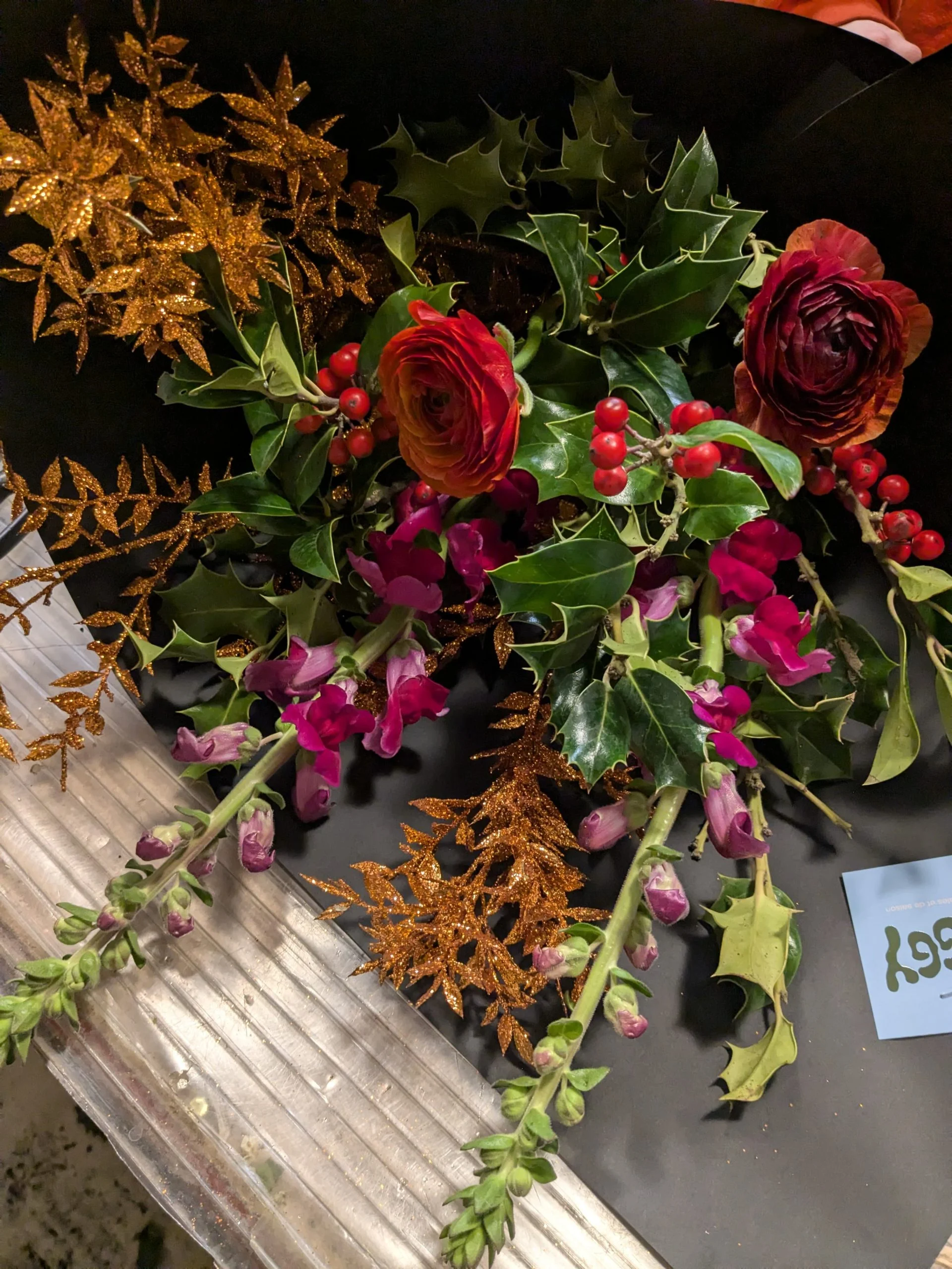 Bouquet de Noël, par Ziggy, fleuriste à Marseille