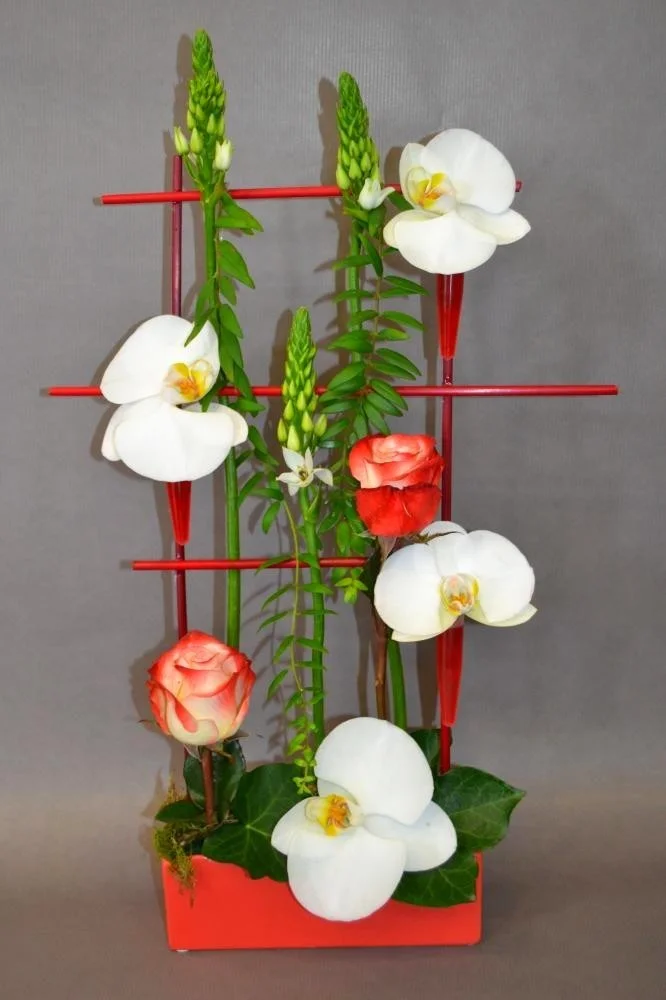 Composition lily, par Fleurs & Nature, fleuriste à Saintes