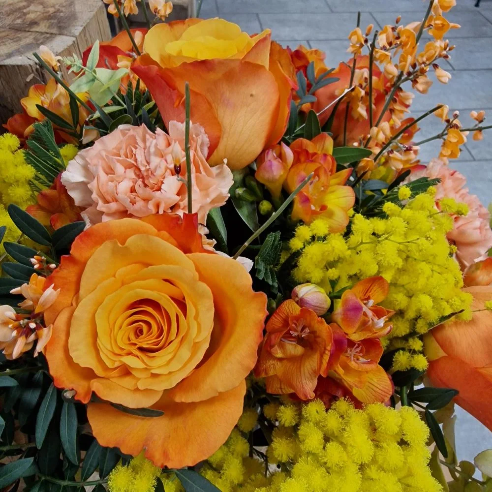 Bouquet Remerciements, par Un jour une fleur, fleuriste à Tigery
