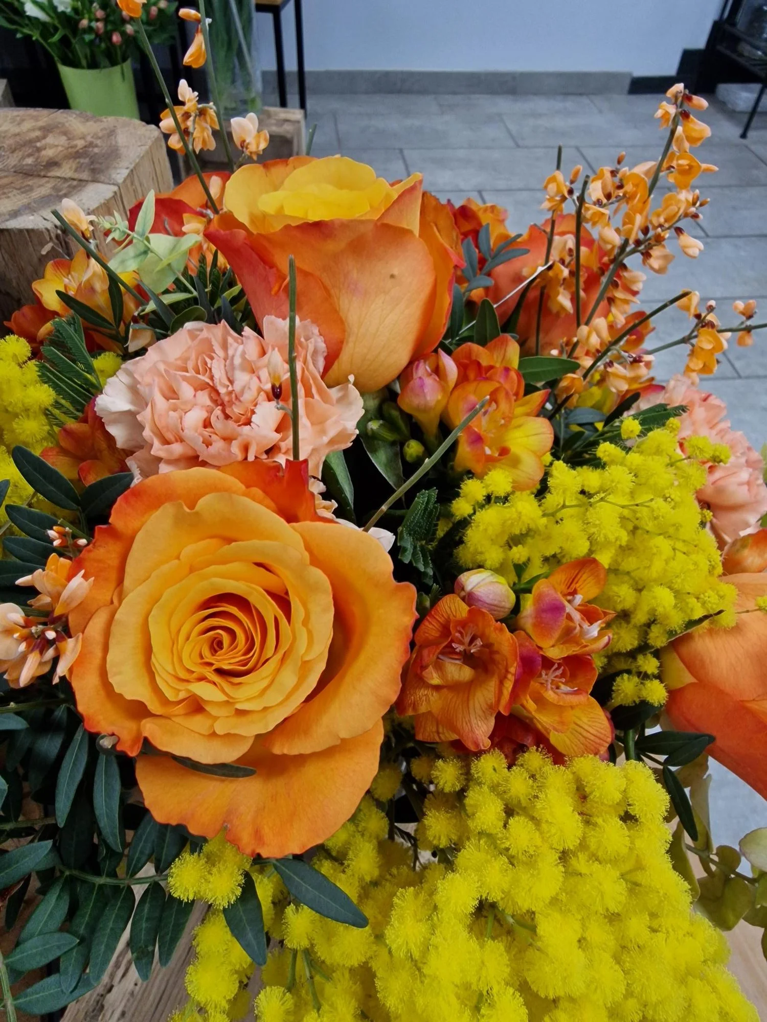 Bouquet Remerciements, par Un jour une fleur, fleuriste à Tigery