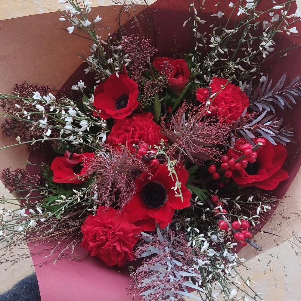 Bouquet Amour, par Green Lab, fleuriste à Aix-en-Provence