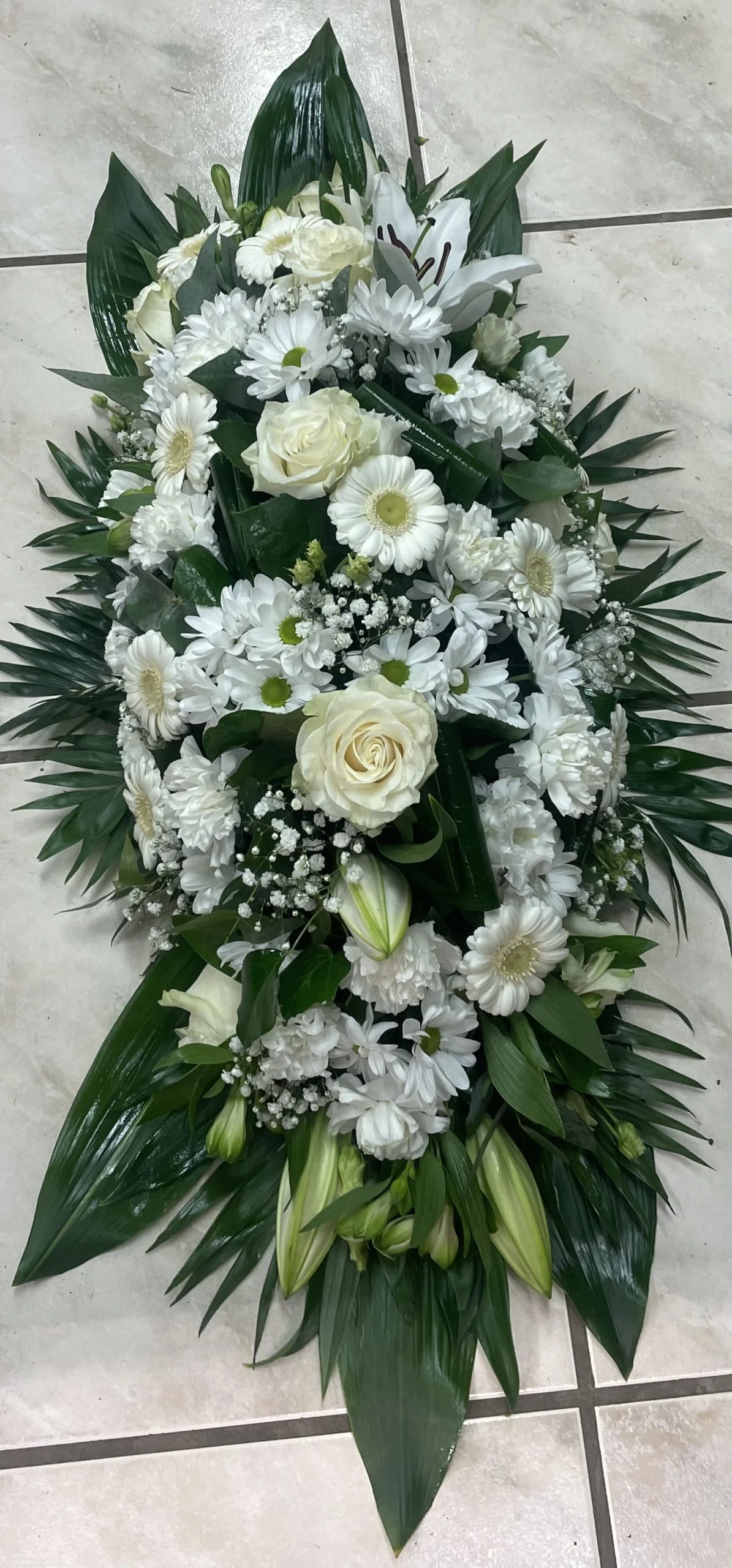 Raquette de Fleurs, par Fleurs & Nature, fleuriste à Saintes