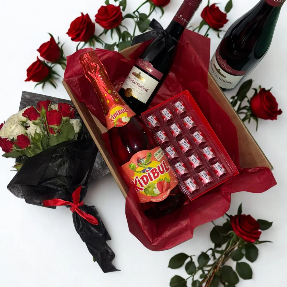 Pré-Commande box saint valentin, par Sihana's Bloom&Wild, fleuriste à Schaerbeek